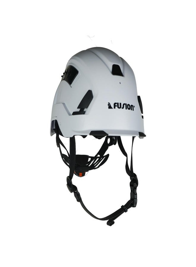 Fusion Climb Meka II Climbing and Zipline Safety Helmet - White, 6.25-Inch H x 10.3-Inch L x 8.25-Inch W - Image 2