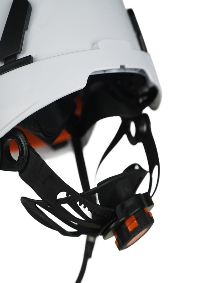 Fusion Climb Meka II Climbing and Zipline Safety Helmet - White, 6.25-Inch H x 10.3-Inch L x 8.25-Inch W - Image 4