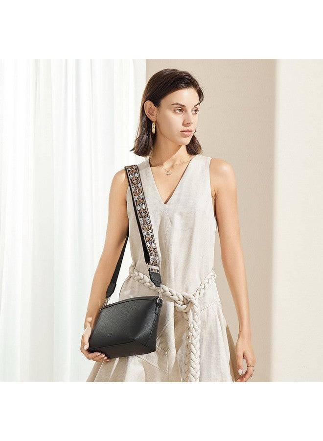 CLUCI Crossbody Purses For Women Trendy Vegan Leather Small Crossbody Bags Women Shoulder Handbags With Wide Straps - Image 3