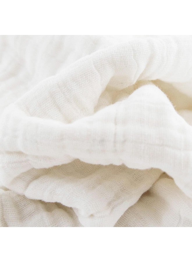 ليتل يونيكورن لحاف استقبال مولود جديد بتصميم وحيد القرن الصغير | قماش موسلين فائق النعومة متعدد الطبقات | هدية للمواليد الجدد والمناسبات (أبيض) - Image 3