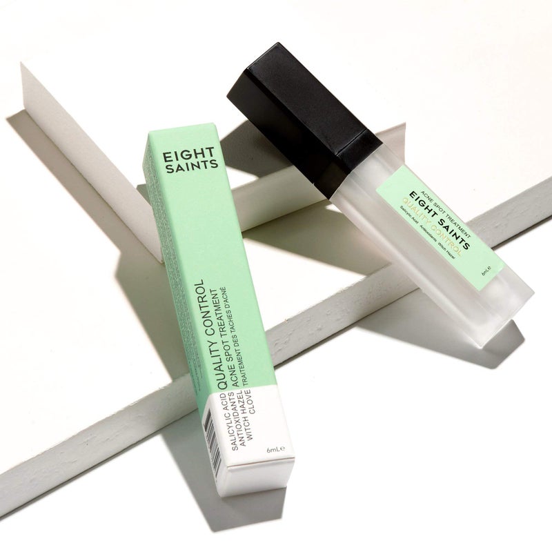 Eight Saints Quality Control Acne Treatment For Face Pimples and Zits with 2% BHA Salicylic Acid, Natural and Organic Acne Spot Treatment, Fast Acne Relief, 0.5 oz - Image 2