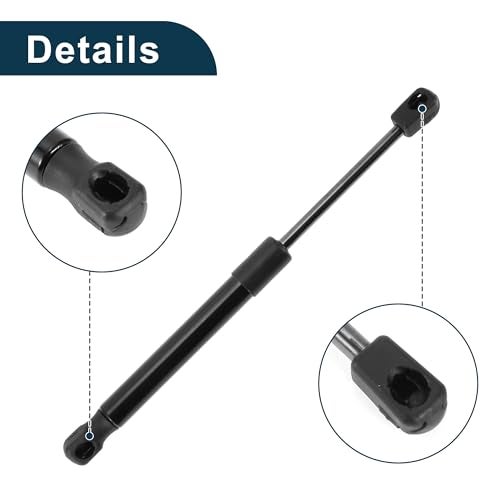 TUCKBOLD Lift Supports Struts for BMW 1/2/3/4 Series 118i 125i 220i 228i 320i 328i 335i 340i 428i No.51237239233/51237255812 Front Hood Gas Spring Black 2 Pcs - Image 4