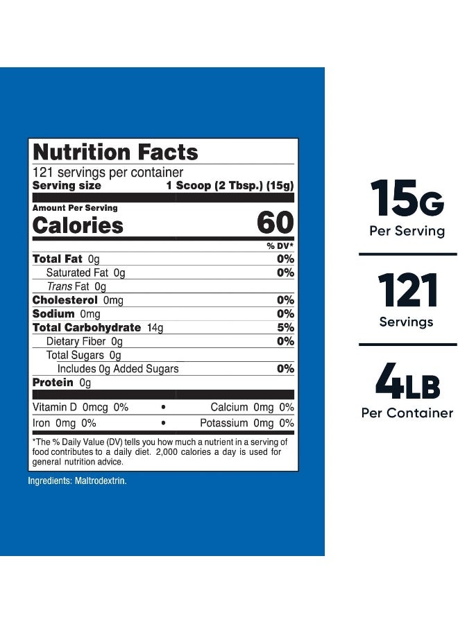 Nutricost مسحوق مالوديكسترين من نوتريكوست، مسحوق نقي، خالي من الغلوتين، غير معدل وراثيًا - Image 2