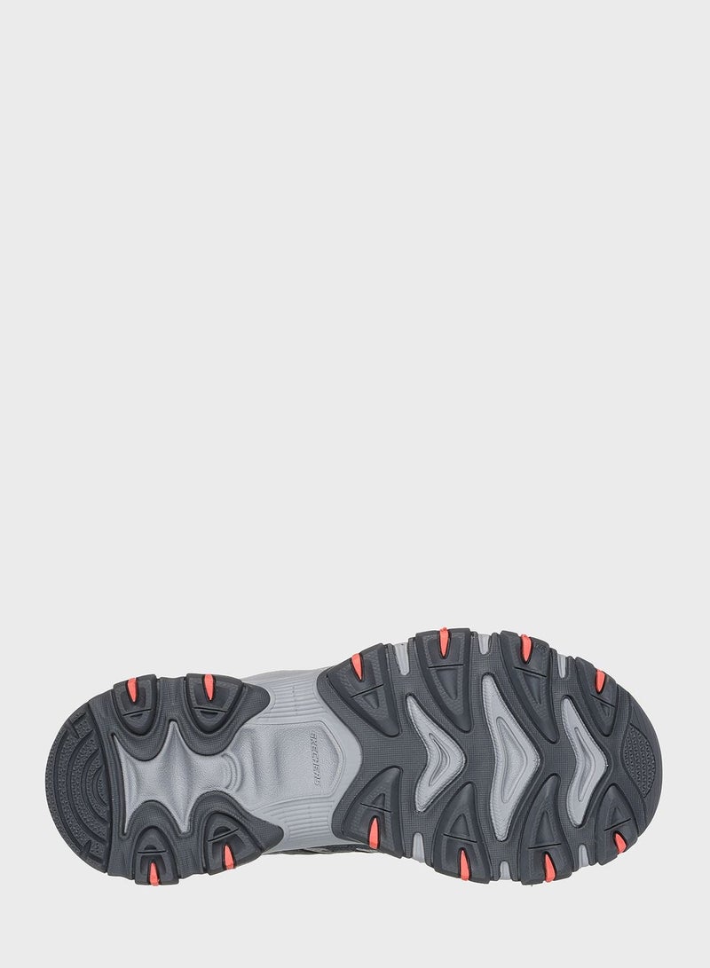 Skechers D'LITE TR Lace-Up Shoes for Women - Charcoal - Image 5