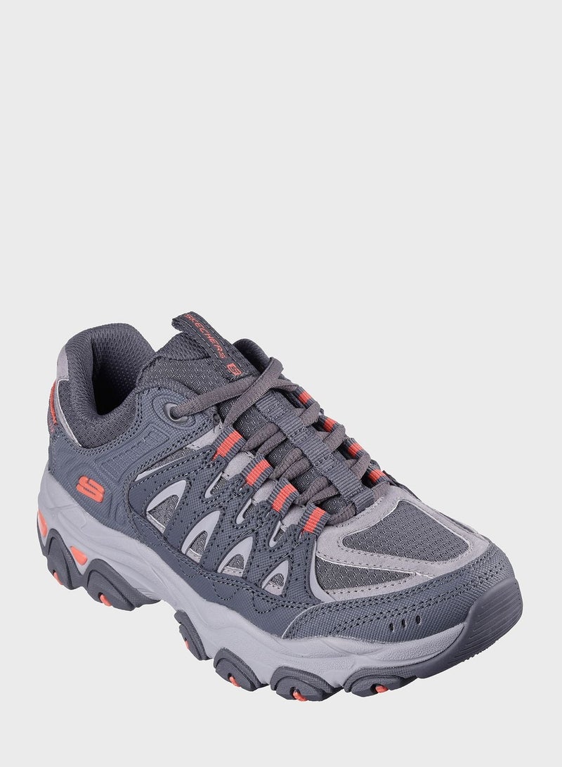 Skechers D'LITE TR Lace-Up Shoes for Women - Charcoal - Image 3