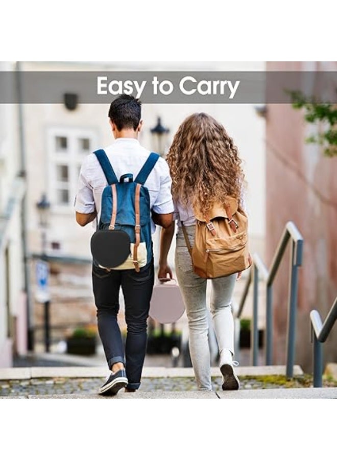 AirPods Max 2020 Headphones Case with Two Smart Silicone Covers – Hard Shockproof Carrying Bag for Headphone Protection During Travel – Portable Waterproof Storage Case Against Dust and Scratches – Protective Silicone Covers for Headphones - Image 5