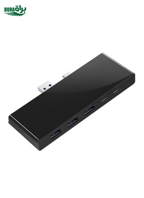 Rocketek SH867 USB 3.0 x 3 + Type-C x 2 HUB Adapter