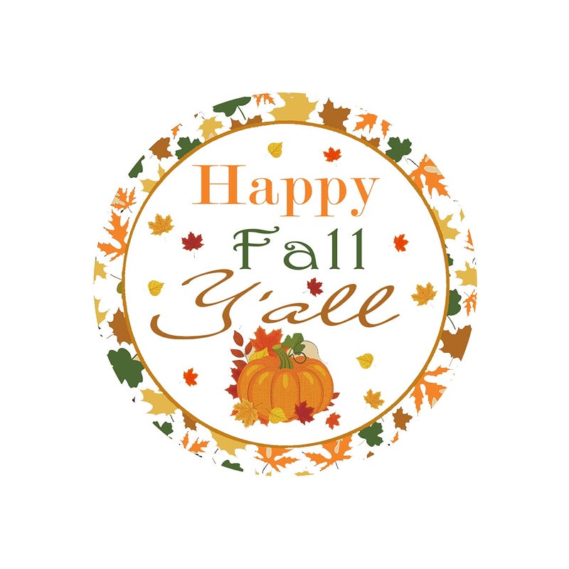 Remarkable Happy Fall Y'all Stickers,2 Inch Pumpkin Autumn Floral Thank You Labels,Thanksgiving Stickers for Party Favors Envelope Seals & Goodie Bags(500 Total Labels) - Image 5