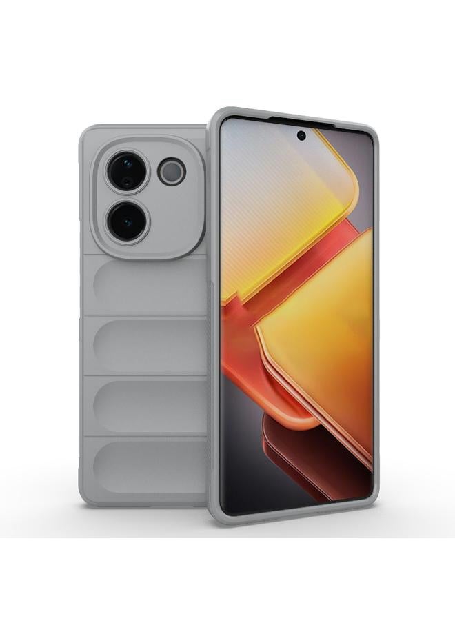 The Bros Case For vivo iQOO Z9s Pro India Magic Shield TPU + Flannel Phone Case