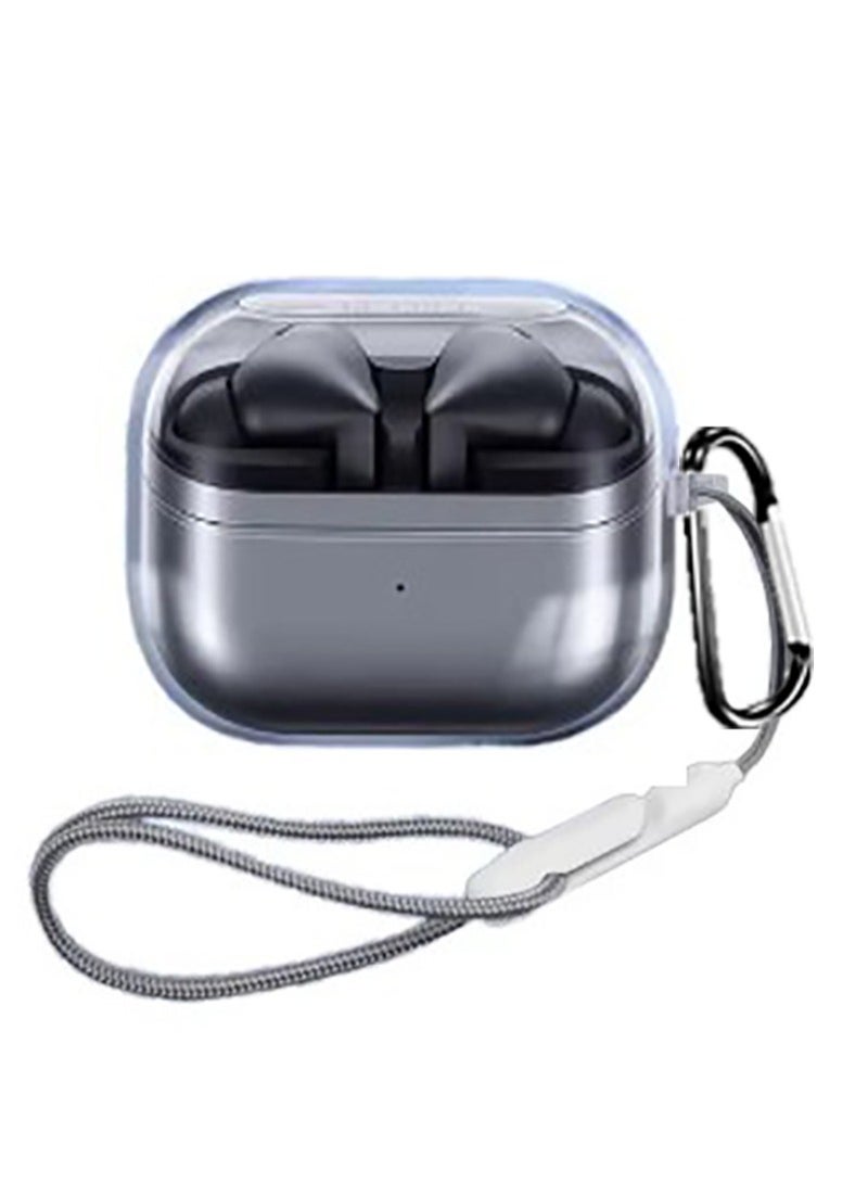 Transparent Earphones Case Compatible with Samsung Galaxy Buds 3 and Galaxy Buds 3 Pro Crystal TPU Earbuds Case  - Image 1