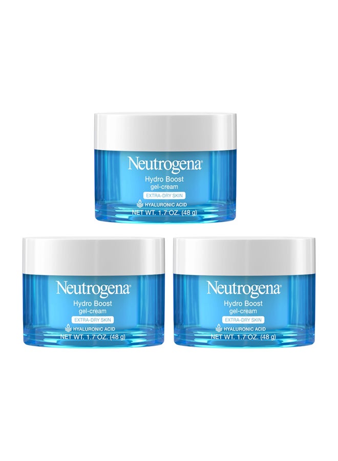 Neutrogena Pack Of 3 Hydro Boost Water Gel With Hyaluronic Acid Blue 1.7 ozounce - Image 1