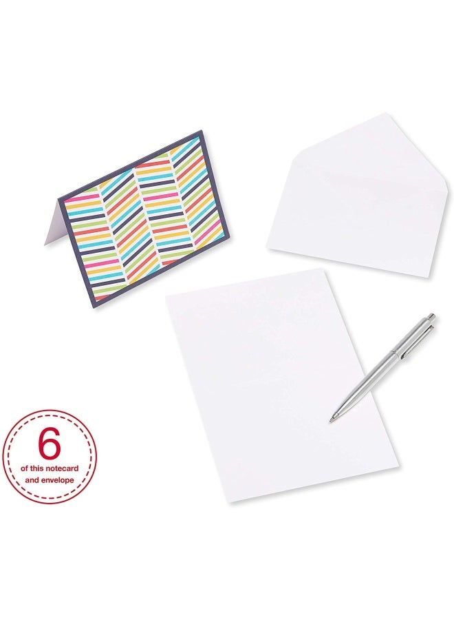 American Greetings Blank Cards Assortment With Envelopes Bright Patterns 30 Count - Image 3