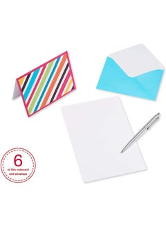 American Greetings American Greetings Blank Cards Assortment With Envelopes Bright Patterns 30 Count  - Image 4