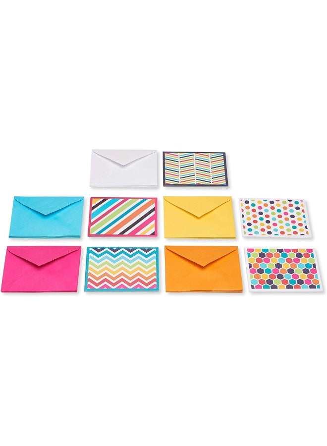 American Greetings Blank Cards Assortment With Envelopes Bright Patterns 30 Count - Image 2