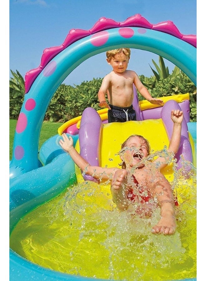 Intex Dino Slide & Pool, Multi-Colour, 57135 - Image 5