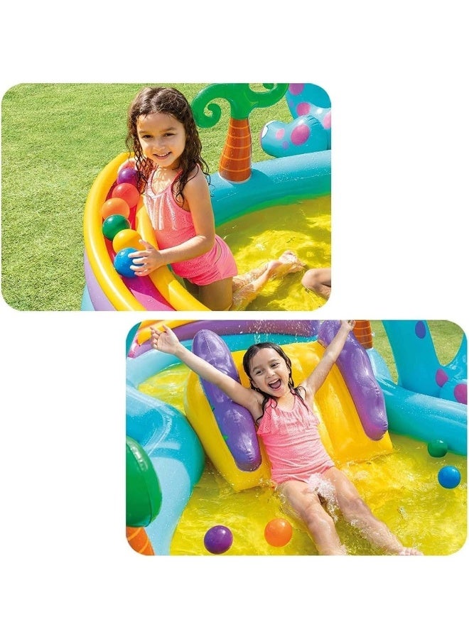 Intex Dino Slide & Pool, Multi-Colour, 57135 - Image 3