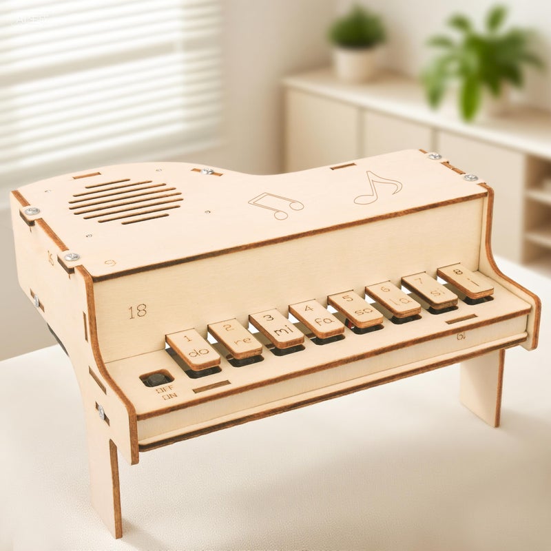 Poraxy STEM Toys for Girls Age 812 Playable PianoWooden 3D Puzzles Craft Kits for Girls Ages 8 9 10 11 13 14 15 16 Science Kits for Kids 1214 Christmas Birthday Gifts for Girl Boy Teen - Image 3