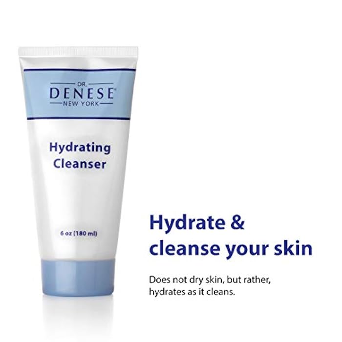 Dr. Denese SkinScience Hydrating Cleanser with Powerful Antioxidants Vitamin E, Aloe Vera Extract & Hydrolyzed Wheat Protein - Remove Make-Up, Dirt & Oil Without Drying Out Skin - Cruelty-Free - 6oz - Image 2