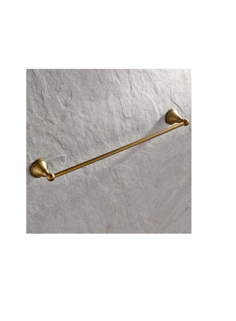 Wesdar WESDA Towel Bar Antique Brass Hand Towel Rack Bathroom Accessories Brushed Shower Towel Hanger Wall Mounted  - Image 1