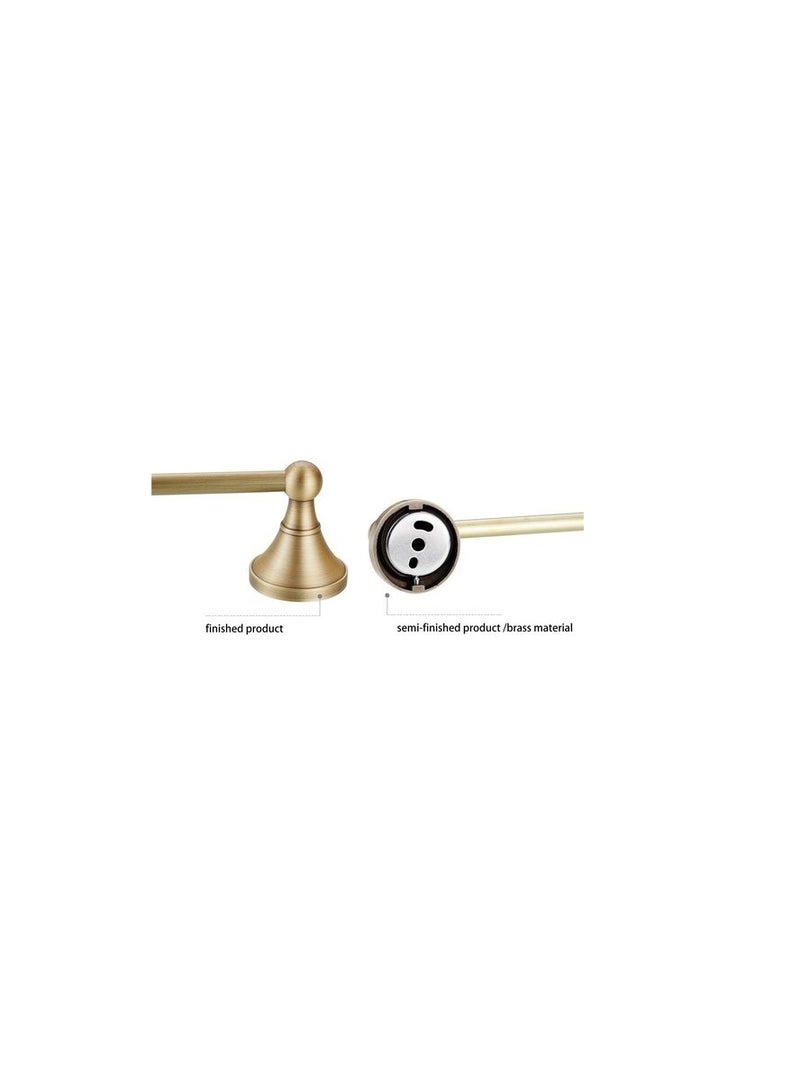 Wesdar WESDA Towel Bar Antique Brass Hand Towel Rack Bathroom Accessories Brushed Shower Towel Hanger Wall Mounted  - Image 3