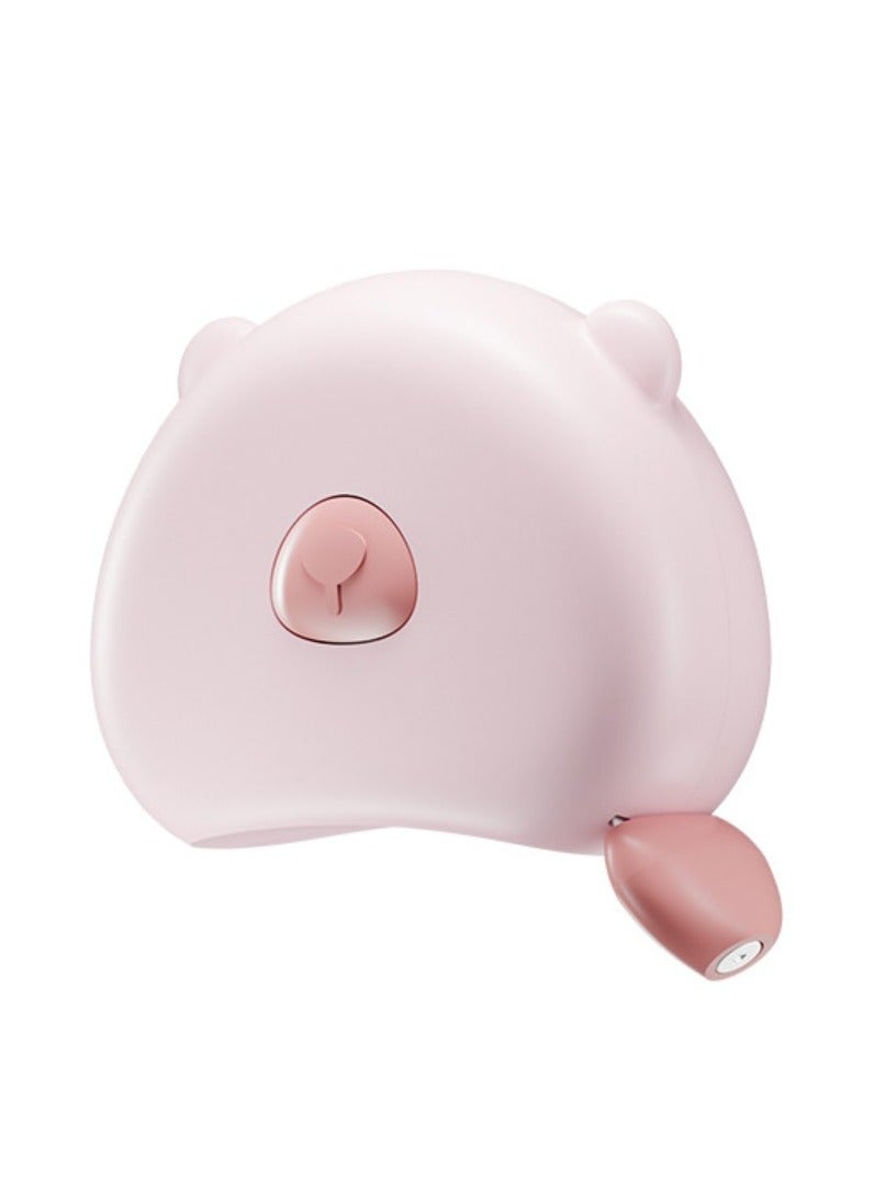 كومبي شريط قياس الجسم المحمول للاستخدام المنزلي، ميزان قياس الخصر، شريط قياس مغناطيسي قابل للسحب، مسطرة قماشية ناعمة 150 سم، لون وردي - Image 2