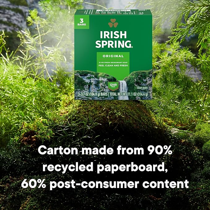 Irish Spring صابون ديو دورانت إيريش سبرينغ الأصلي 3 قطع عبوة من 1 - Image 4