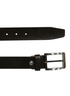 LAVERI LEATHER GENUINE LEATHER 35MM FORMAL AND CASUAL BROWN BELT FOR MENS  - Image 5