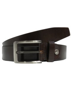 LAVERI LEATHER GENUINE LEATHER 35MM FORMAL AND CASUAL BROWN BELT FOR MENS  - Image 1