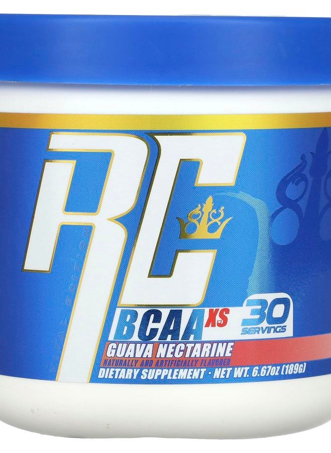 RONNIE COLEMAN Vital Edition BCAA XS Guava Nectarine 6.67 oz (189 g) 
