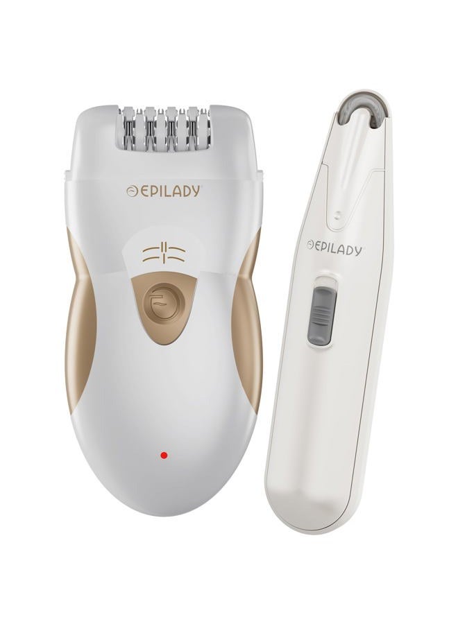 Epilady Face & Body Hair Removal Device Bundle | Legend Series 5 Rechargeable Hair Remover for Women + Esthetic Facial Hair Removal for Women | Epilator for Women and Peach Fuzz Remover for Women - Image 1