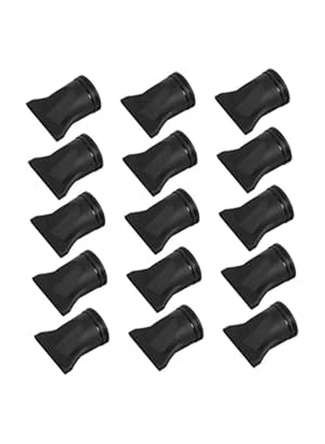 15 Pcs Universal Hair Dryer Nozzle Set Plastic Flat Concentrator Attachment for Salon Home Styling - Image 1