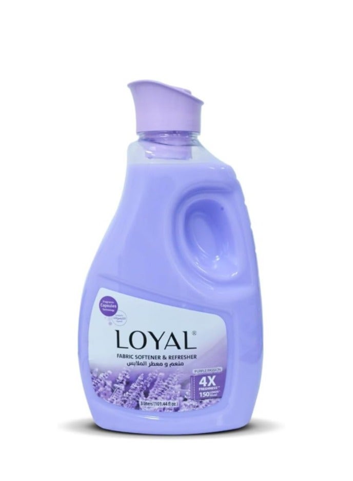 loyal Fabric Softener Purple Passion 150 washes 3000ml - Image 1