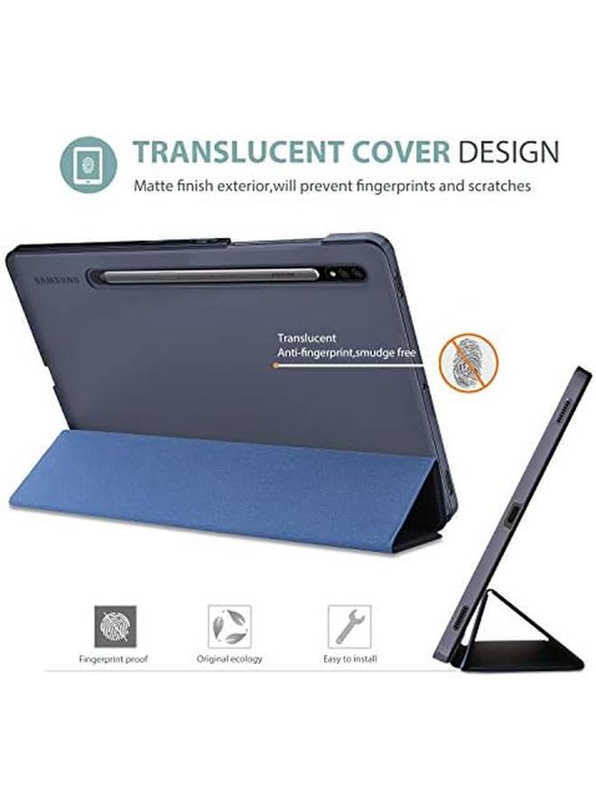 Procases Galaxy Tab S8 Plus S7 Plus 12.4" Case Slim Lightweight Stand Case Shell Cover For Samsung X800 X806 T970 T975 T976 T978 2022 2020 Release Navy - Image 3