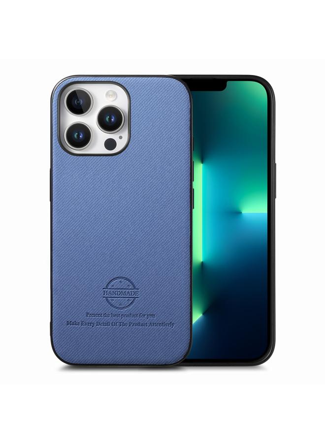 Zaboon Case For iPhone 13 Pro Max Twill Fabric Leather Skin Back Phone Case - Image 1