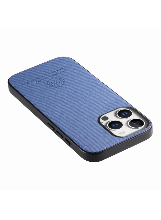 Zaboon Case For iPhone 13 Pro Max Twill Fabric Leather Skin Back Phone Case - Image 3