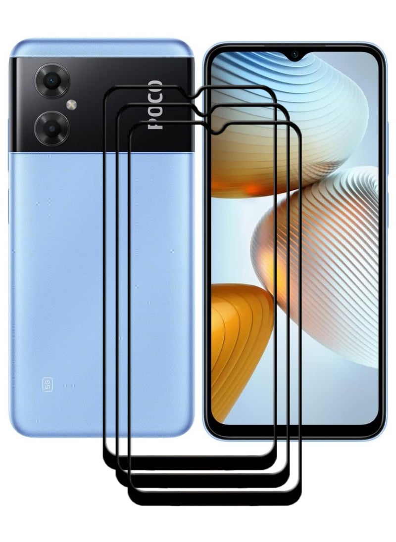 أكاليكس 3  قطع، حماية شاشة،  لهاتف شاومي بوكو M4 5G  ، جودة ممتازة. - Image 1