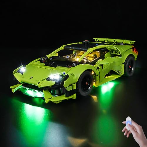 Nitemode Light kit Compatible with Lego Lamborghini car 42161 Upgraded Brightness Adjustable Lighting AccessoriesNo Model - Image 1