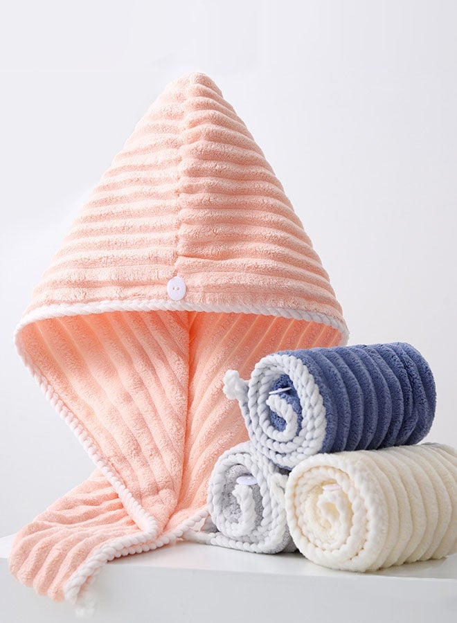 Hanayo 3 Pcs Towel Set Bathroom Face Hair Bath Towel Set Soft Towel Fast Absorbent Skin-friendly and Soft Includes Bath Face and Hair Towel (Blue) - Image 5