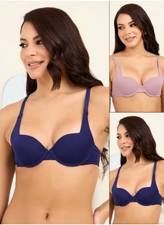 Pack of 2 - Padded Wired Built Up T-Shirt Bra