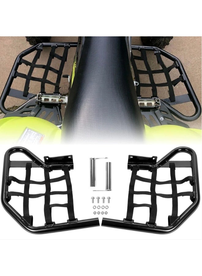 زوج من دعامات القدم القابلة للتعديل الثقيلة رابتور 700، مجموعة دعامات قدم سوداء - Image 4