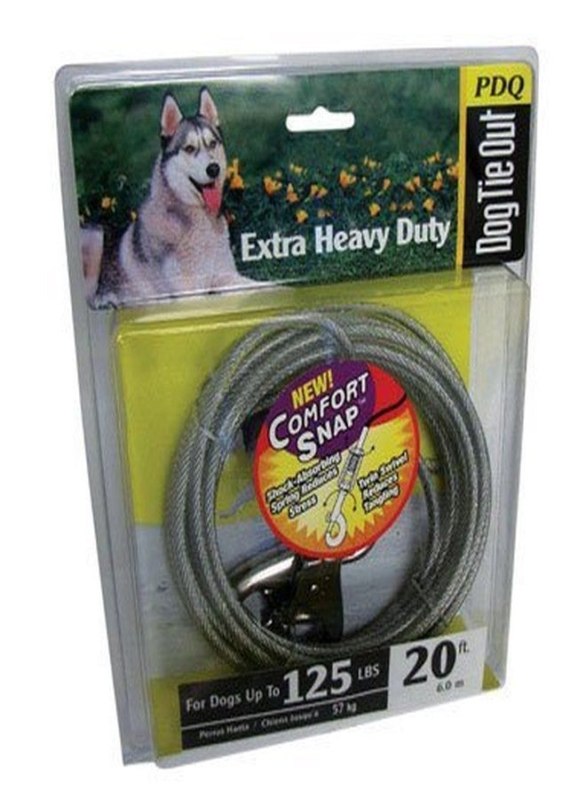 ربطة كلاب Boss Pet Cable Tie Out بطول 20 قدمًا ومقاس XLG