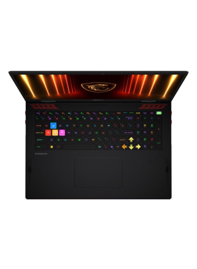 MSI Raider 18 HX AI A2XWIG Laptop With 18-Inch  Display, Core Ultra 9 285HX Processor/64GB RAM/2TB SSD/16GB NVIDIA GeForce RTX 5080 Graphics/Windows 11 Home English/Arabic Core Black  - Image 4