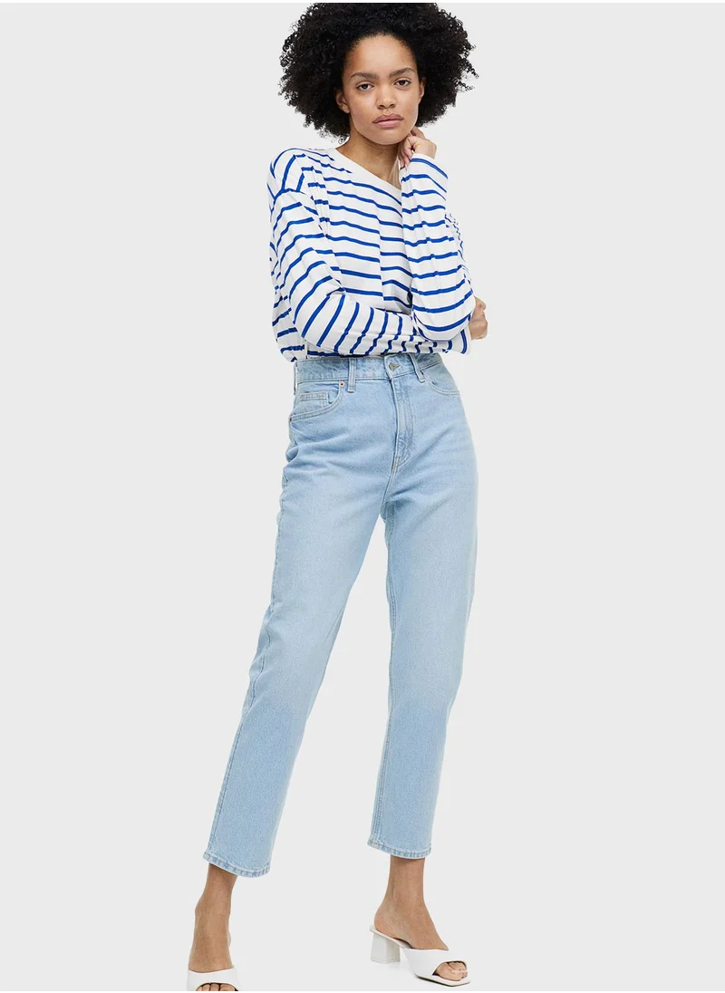 H&M High Waist Mom Jeans