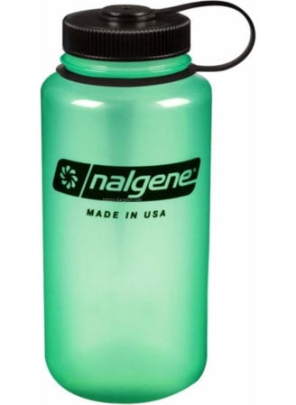 Nalgene 32OZ Wm Green Glow / Black Cap Tritan Water Bottle 