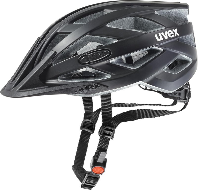 Uvex Unisex I-Vo CC Bike Helmet - Black Mat, 56-60 cm - Image 1