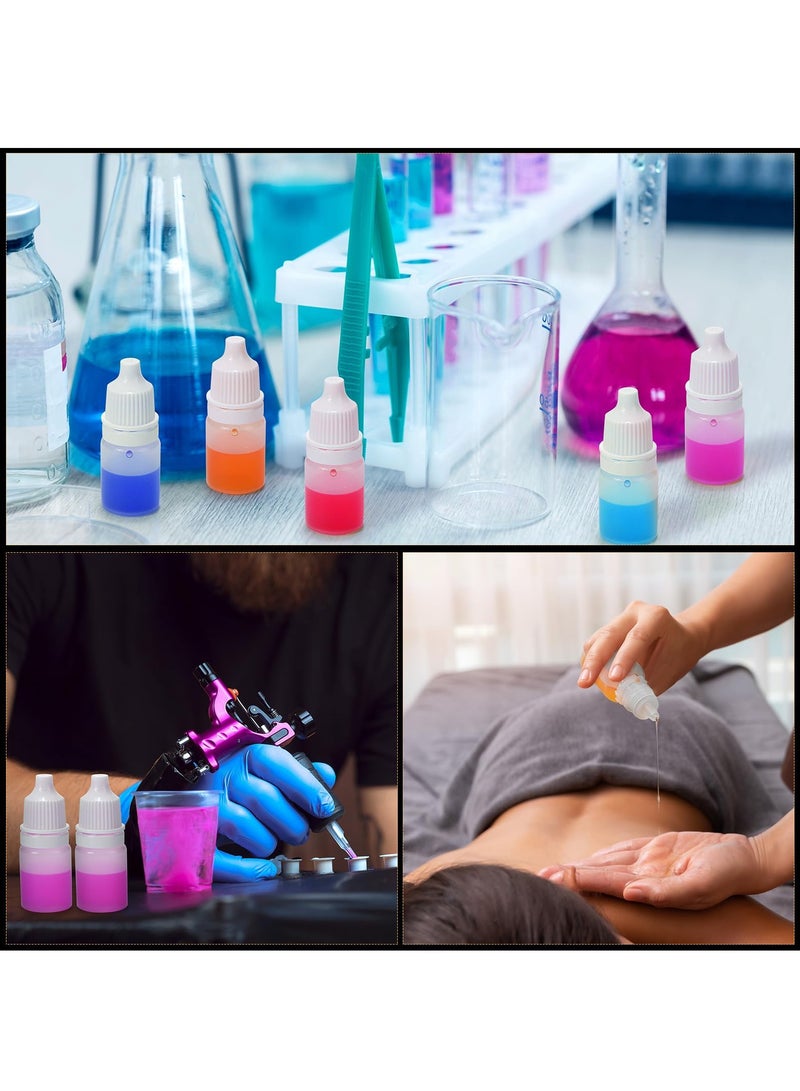 KASTWAVE 200 Pcs Dropper Bottles Empty Eye Dropper Bottle Small Liquid Plastic Container Portable Squeezable Eye Liquid Dropper with Caps and Plug for Oil, Eye Liquid Storage (5 ml) - Image 5