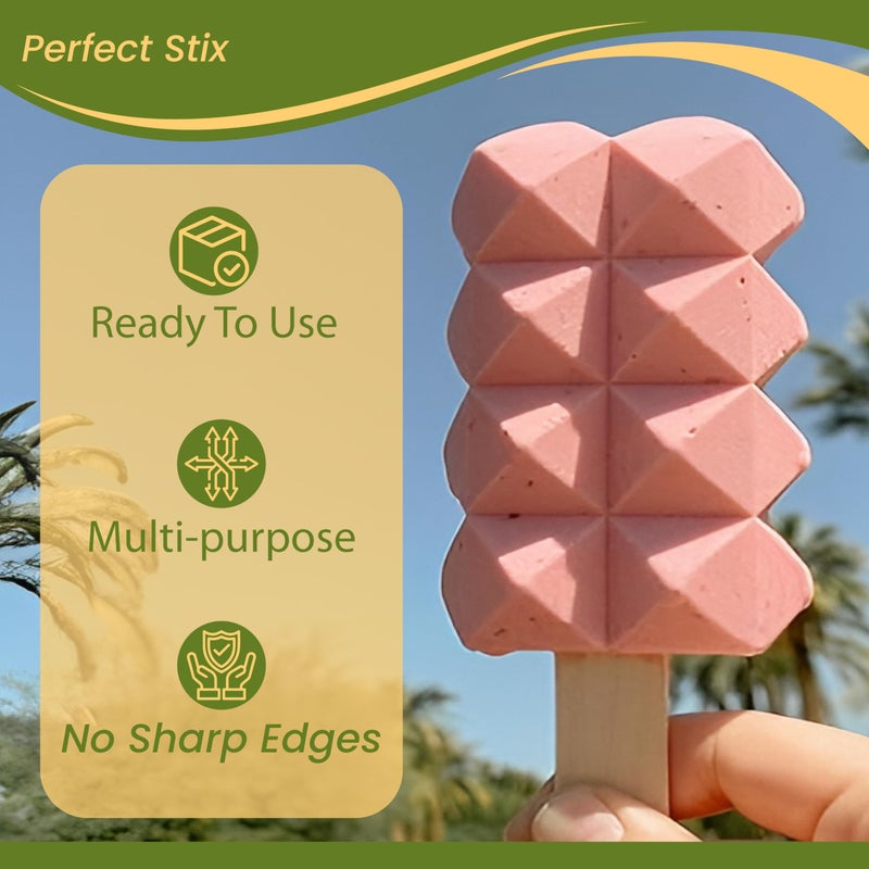 Perfect Stix Jumbo Craft Sticks, 6 x 3/4, Natural Poplar Wood, 500Ct. Multipurpose for Arts, Popsicles, Waxing - Image 4