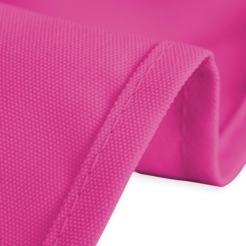 LTC LINENS LinentableCloth 60 بوصة الساتان مربع تراكب فوتشسيا - Image 2