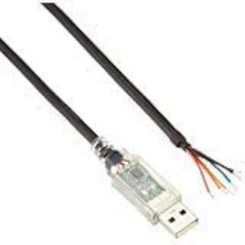 FTDI USB-RS232-WE-1800-BT-0.0 CABLE, USB TO RS232 SERIAL, 1.8M, WIRE END - Image 1