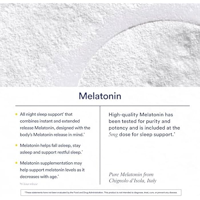 Ritual Sleep Melatonin 5mg - Sleep Aid Supplement - BioSeries Time Released Capsules Designed for All Night* Sleep Support for Adults - Vegan - Drug-Free - Vanilla - 20 Capsules - 20 Servings - Image 4